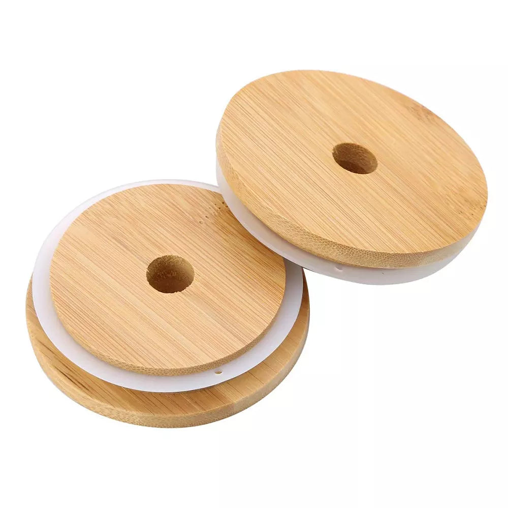 Bamboo Lid + Straw