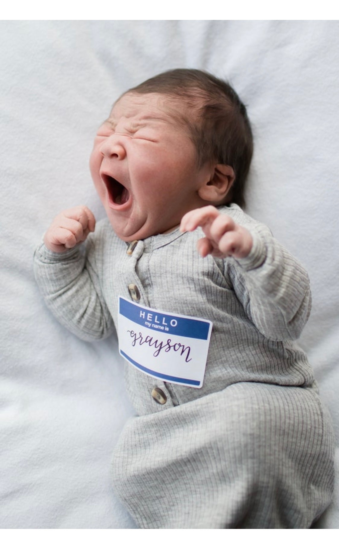 Baby Name Tag