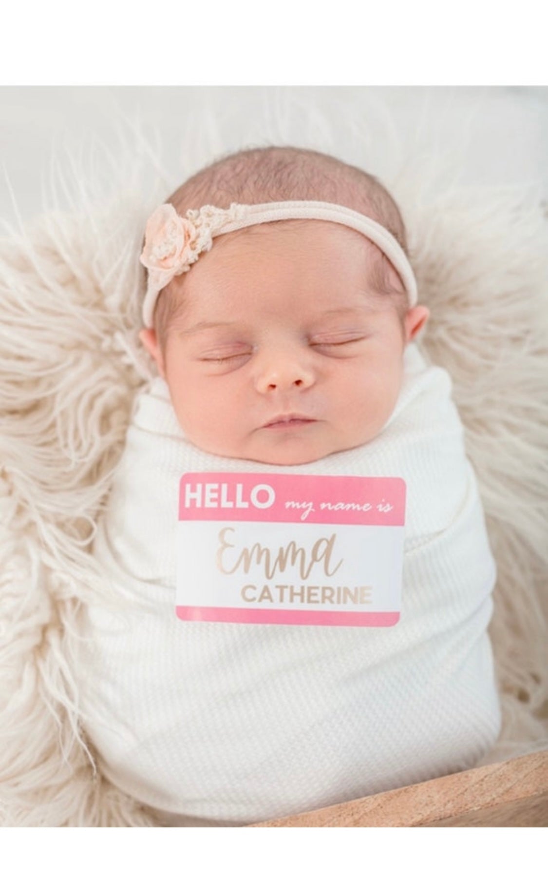 Baby Name Tag