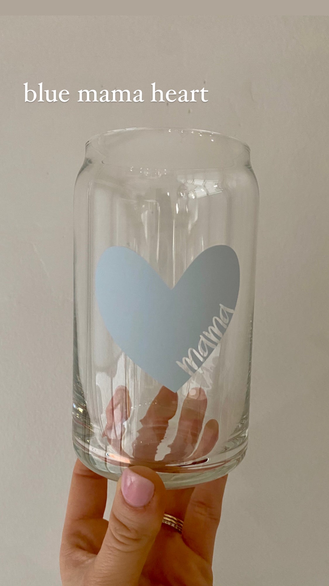Mama Heart Can Glass
