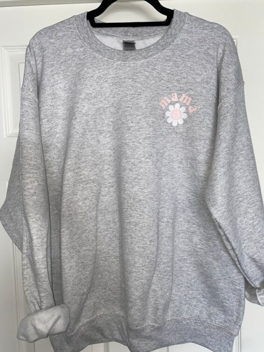 Mama Flower Crewneck